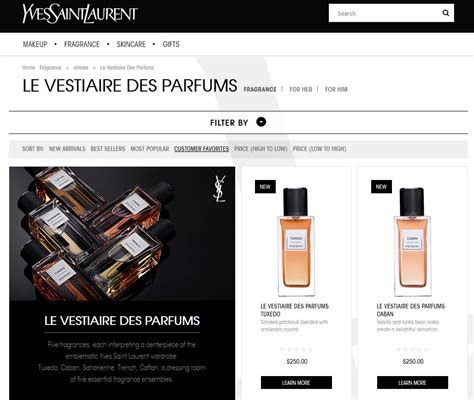 yves saint laurent site officiel.